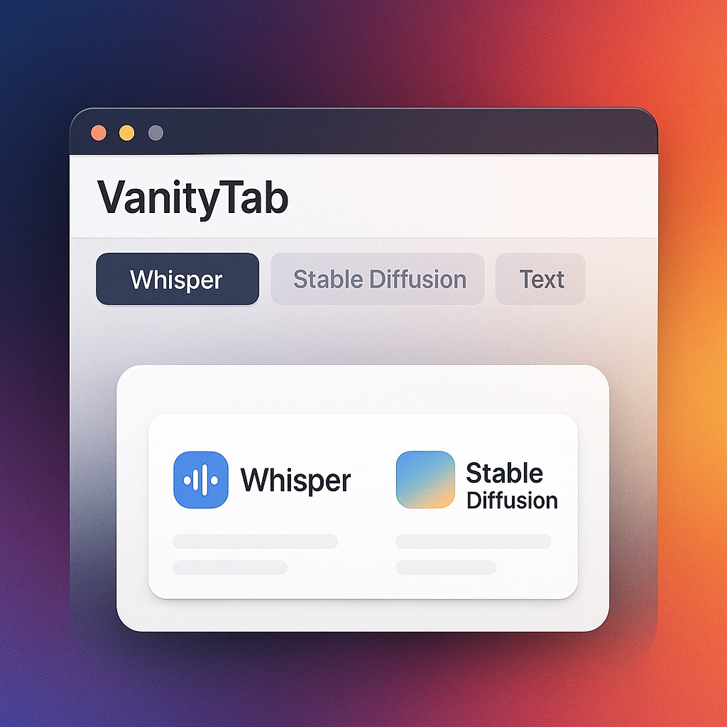 VanityTab and VanityGate System Diagram